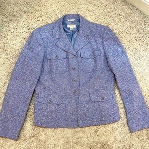 Lavender tweed jacket